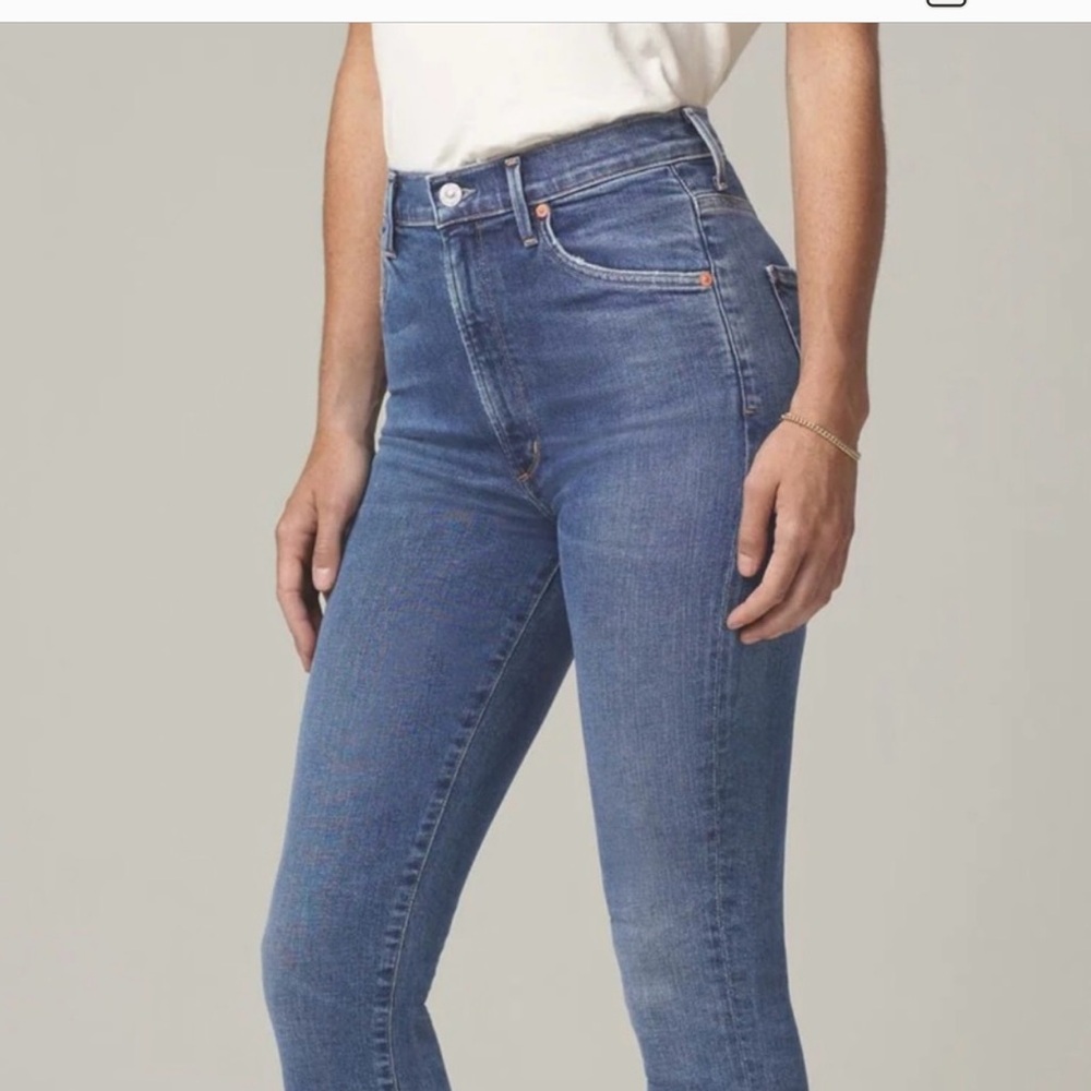 Citizen’s Of Humanity high Rise Cropped Chrissy jeans